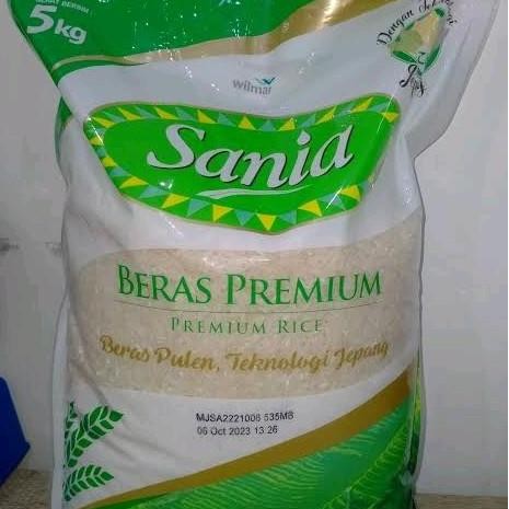 Beras Premium Sania 5 Kg - Beras Berkualitas Tinggi - Rice, Food bs