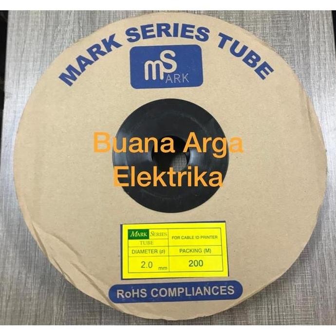 

Marker Tube Marking Tube Mark Series 2.0 Untuk Kabel 0.24-0.5Mm 200Mtr