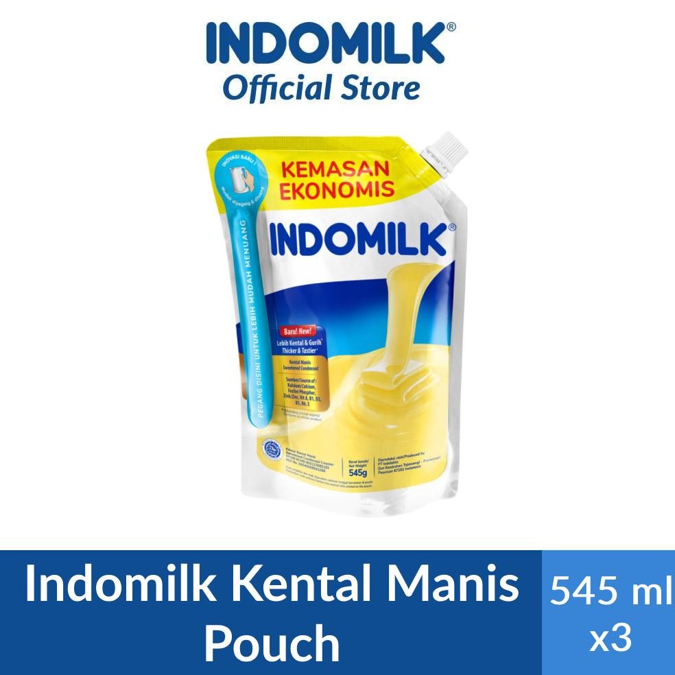 

NO_MORE Indomilk Kental Manis Putih Pouch 545gr x3