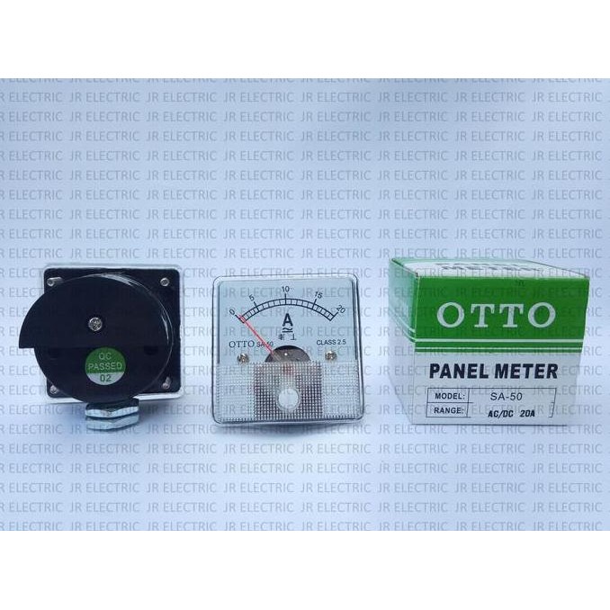 Otto Panel Meter / Amper Ampere Volt Meter Sa-50 Ac/Dc 30A 50A 300V