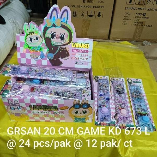 

*$*$*$*$] penggaris gambar labubu maze dan pont shotter air ( 20 cm ) bahan tebal kodeKD 673 L satuan yosep