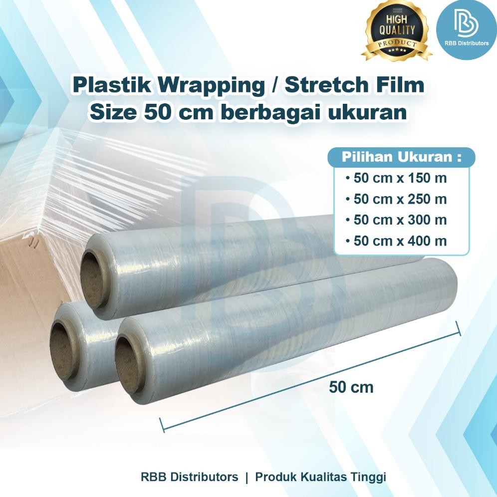 Plastik Wrapping / Wrapping Plastic / Wrapping Stretch Film 50cm Nugi