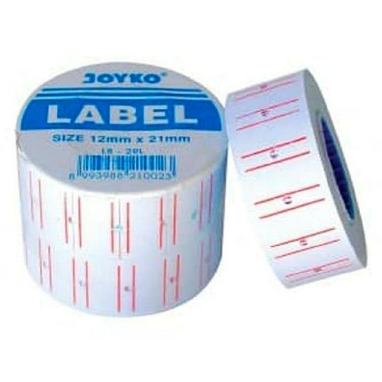 

Kertas Label Harga Joyko 1Baris Dan 2 Baris Nugi