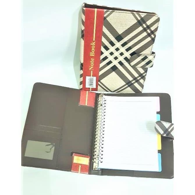 

Tersedia Binder A5 Kulit 20 Ring - Buku Planner Organizer Kulit PU 20 Lubang
