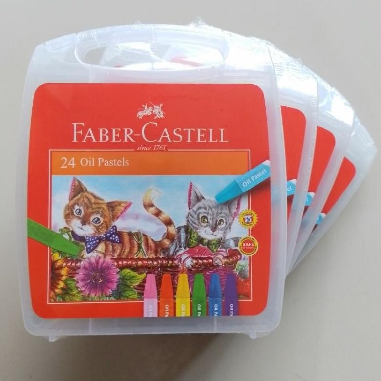 

Crayon Oil Pastel Faber Castell 24 Warna Ekonomis ( Set ) [ Original ] ( Free Bubble & Dus ) Nugi