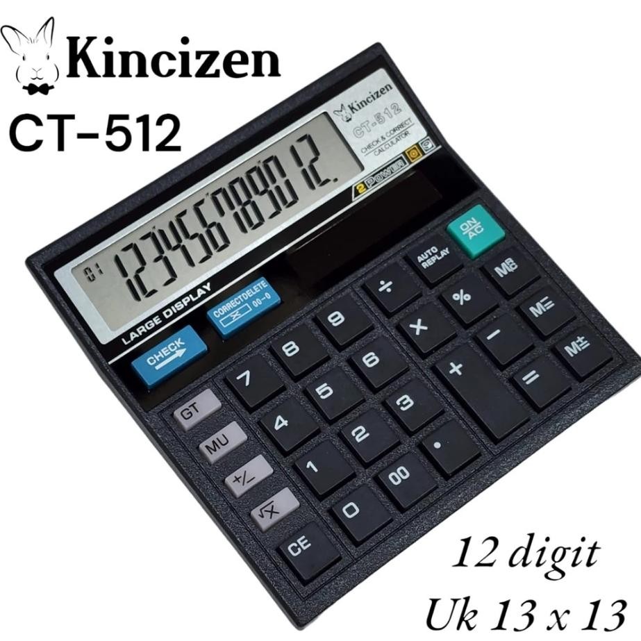 

Kalkulator Calculator CT-512 12Digit CT 512 12 Digit Nugi