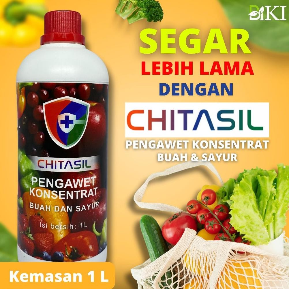 1L Chitasil Konsentrat  - Pelapis/Pengawet Buah Alami HALAL Chitosan Nugi