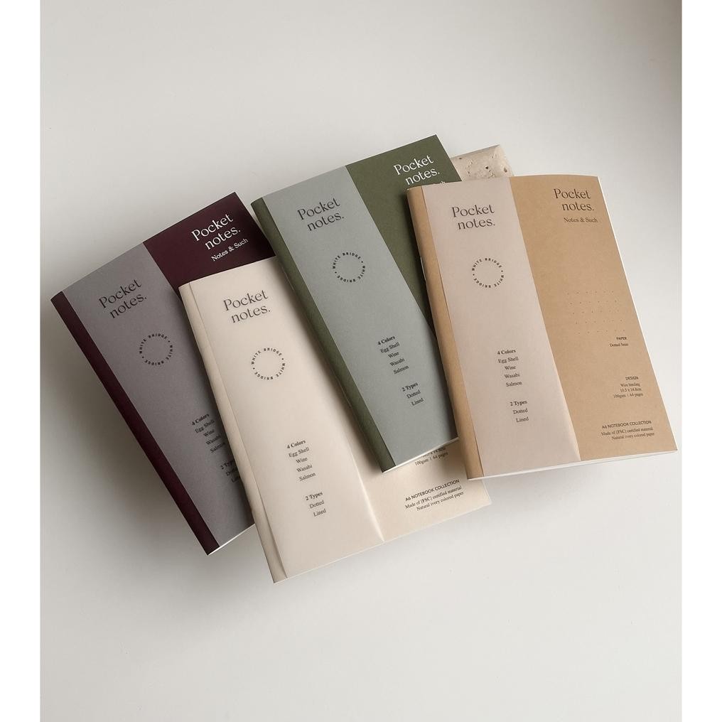 

Notebook Mini / Notebook Aesthetic / Buku Mini / Buku Catatan Kecil / POCKET NOTES (A6) Nugi