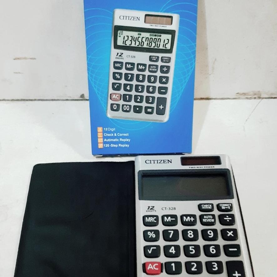 

Kalkulator Citizen CT-328 12 Digit CoverBook Mini Nugi