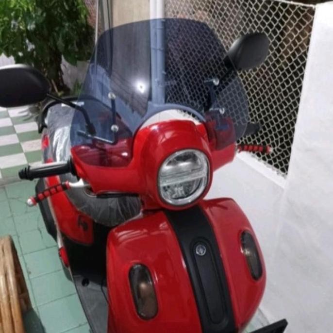 winshield fazzio. visor Yamaha Yamaha fazzio hybrid. aksesoris fazzio