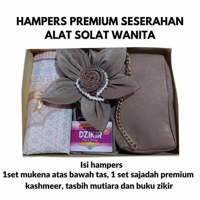 HAMPERS SESERAHAN HANTARAN ALAT SHOLAT WANITA