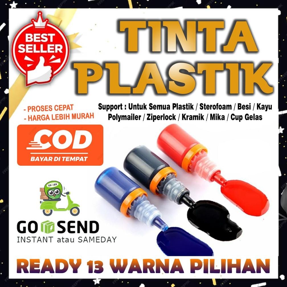 

Tinta Stempel Permanent Waterproof (Khusus Bahan Plastik) Nugi
