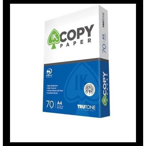 

Kertas Hvs A4 70 Gsm - Ik Copy Paper (1Rim) 500 Lembar / Kertas Print / Kertas Fotocopy / Original Nugi