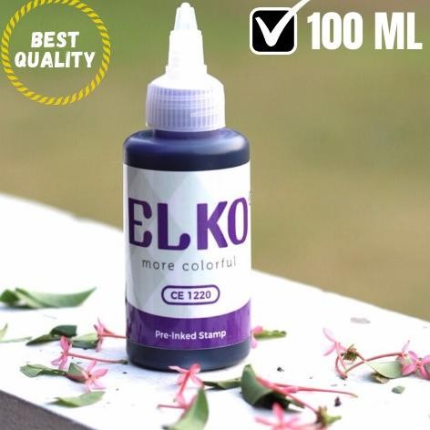 

Tinta Stempel Flash Trodat Otomatis Warna UNGU isi 100 ML ELKO Waterproof Nugi