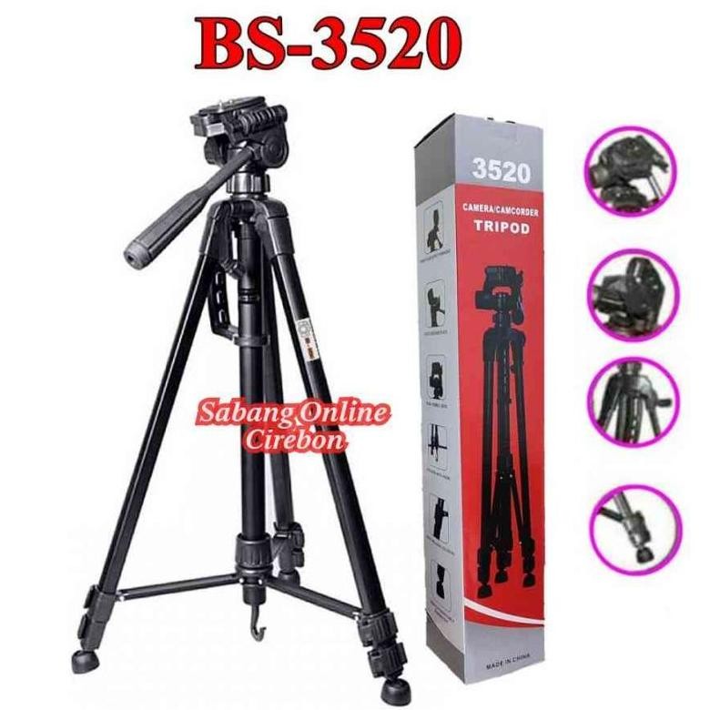 TRIPOD CAMERA 3520 FOR MIROLESS - DSLR / TRIPOD 3520 Nugi