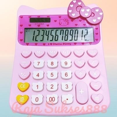 

Kalkulator Hello Kitty KT - 838 A 12 digit cek ulang calculator HELLO KITTY PINK KT 838 KT838 Nugi
