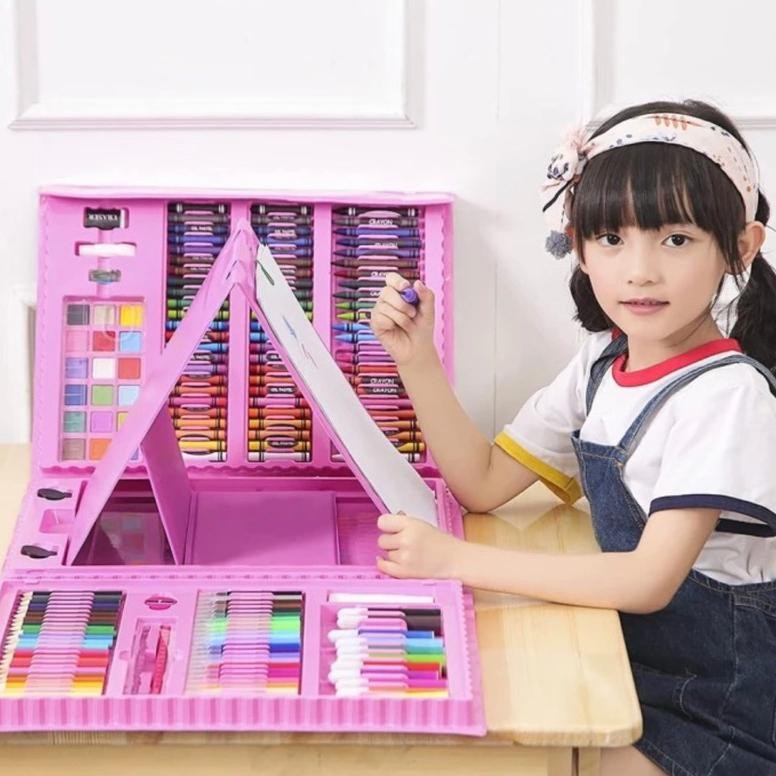 

Alat Mewarnai Set Alat Gambar Krayon Crayon 208 Pcs Painting Set Nugi