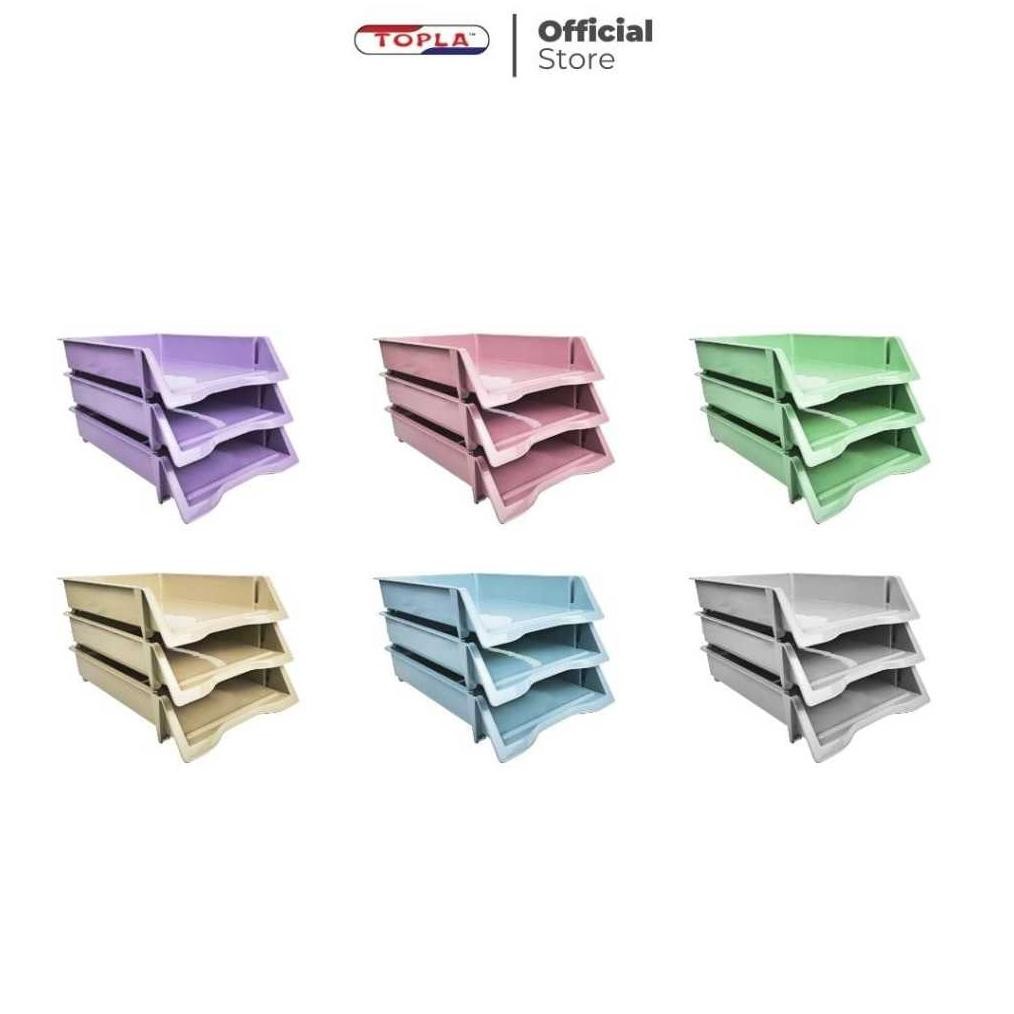 

Elevated Tray Topla / Rak Susun Topla Plastik 3 tingkat Nugi