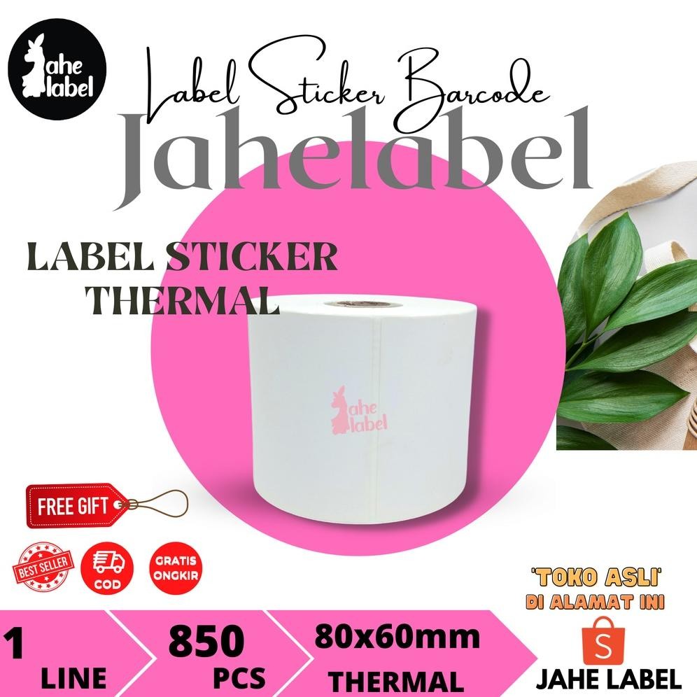 

Label Stiker Barcode Thermal 80X60 MM Nugi