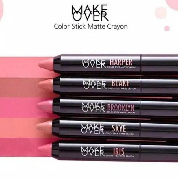

Make Over Color Stick Matte Crayon 2.6g Makeover Nugi