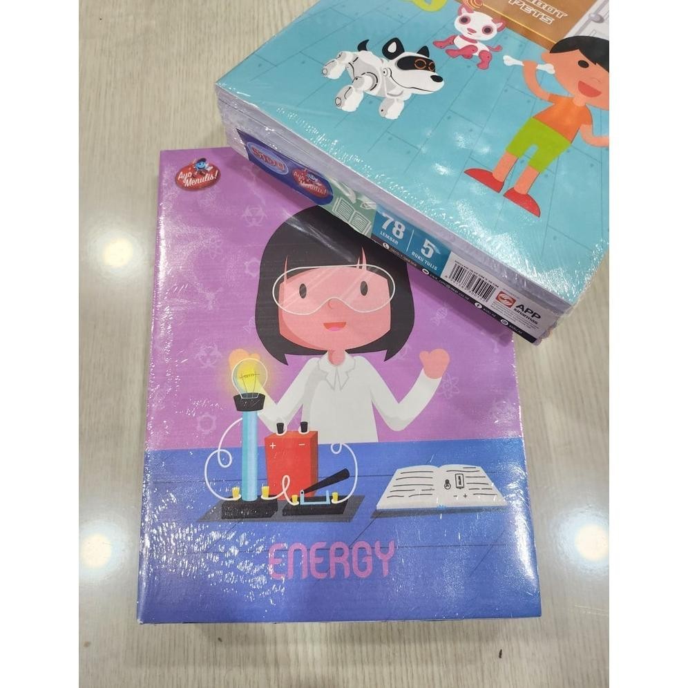 

Buku Tulis Bergaris SiDU Isi 78 Lembar Kwarto Sinar Dunia isi 5buku Nugi