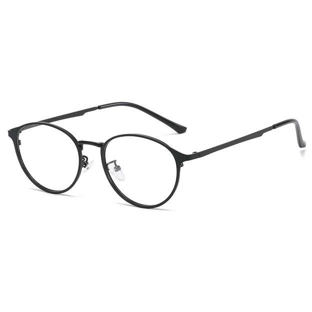 Baru Kacamata Oval Titanium Photocromic Lensa Optik Normal & Minus Pria Wanita