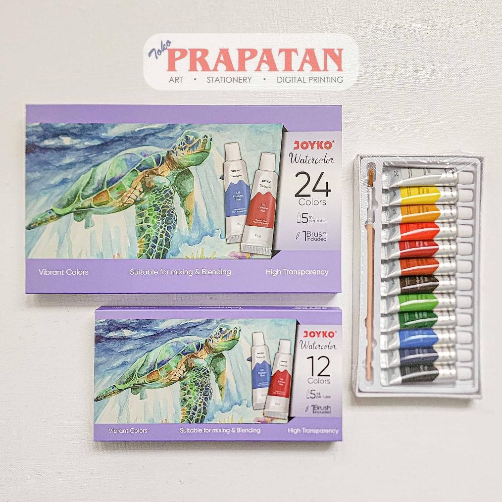 

Joyko Watercolor Tube Set 5ml | Cat Air Set Nugi