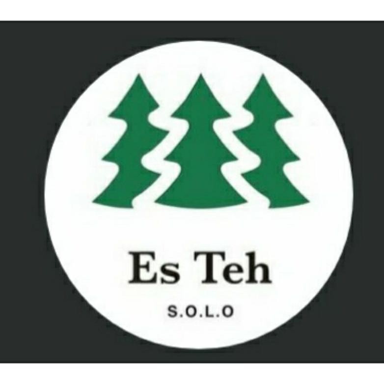 

sticker es teh solo 100 pcs sudah cuting Nugi