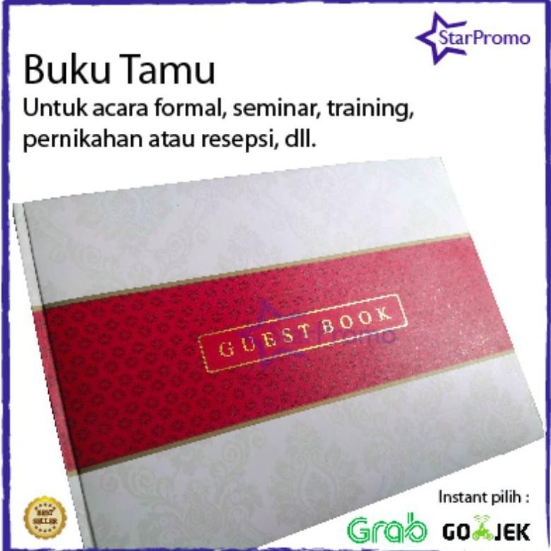 

Buku Tamu Acara Kantor Seminar Pernikahan Hard Cover Elegan Nugi