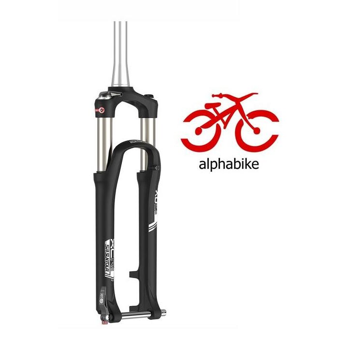 FORK SUNTOUR 27.5 XCR AIR TAPER MATT BLACK T120 [TRAVEL 120] ORIGINAL DAN TERPERCAYA