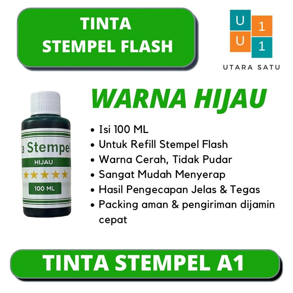 

Tinta Stempel Flash Warna Hijau 100 ML Nugi