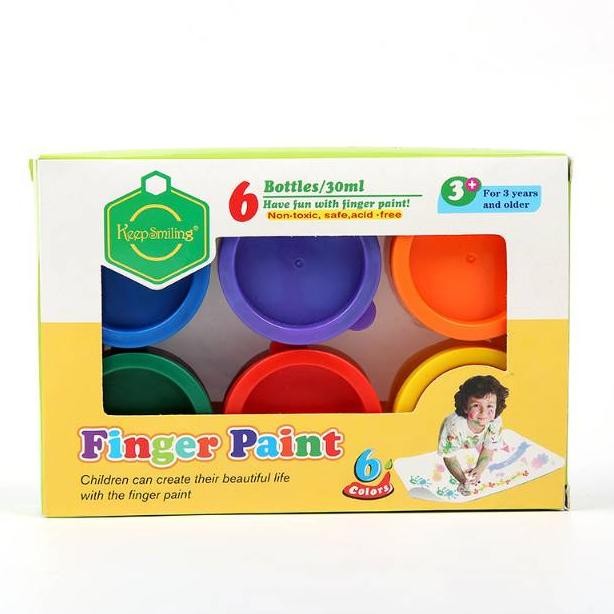 

Mainan Anak Cat Lukis : Washable Finger Paint (Cat Air) Nugi