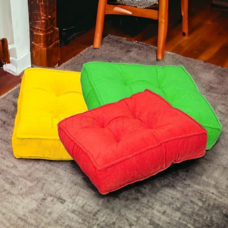 INT Bantal Duduk Kursi Sofa Lesehan Kamar Tidur Cafe Ruang Tamu Premium - Coklat Nugi