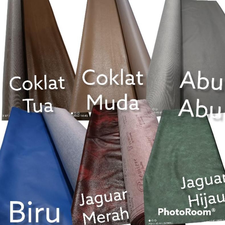 OScar Kain Semi Kulit Oscar Sintesis Imitasi Servis Jok Kursi Sofa Murah Meteran Nugi