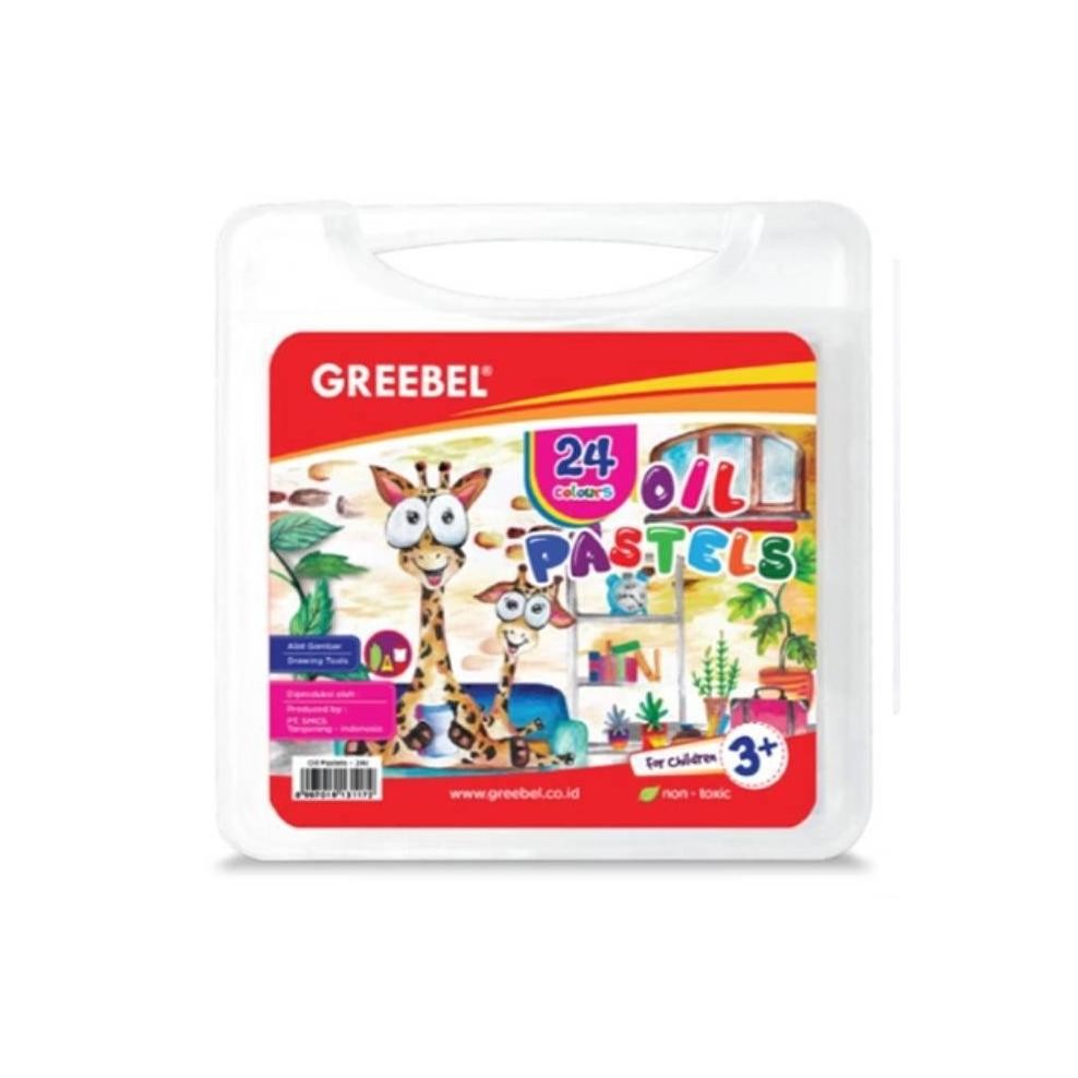 

Crayon / Krayon Oil Pastel - Greebel 24 Warna MURAH Nugi