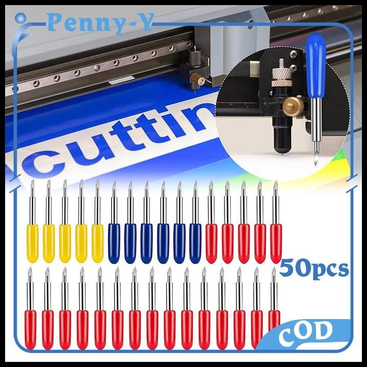 

50pcs Mata Pisau Cutting Sticker Roland 30/45/60 Derajat Roland Blade
