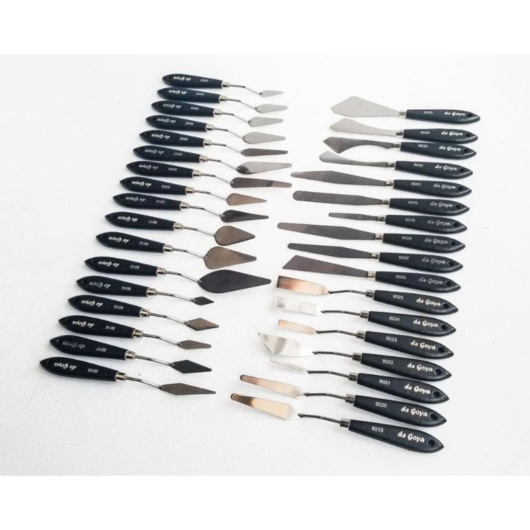 

DEGOYA DE GOYA PALETTE KNIFE PAINT KNIVES PISAU PALET UNTUK LUKIS ATAU HIAS KRIM KUE Nugi