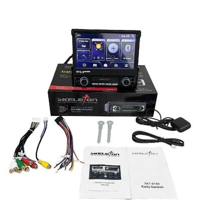 Head Unit Android Single DIN S8189 Sliding In-Dash