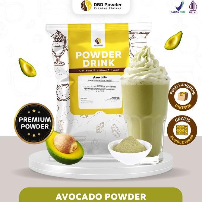 

Tersedia Bubuk Minuman Alpukat Premium 1kg DBD Powder Avocado untuk Es Alpukat Jus Cafe