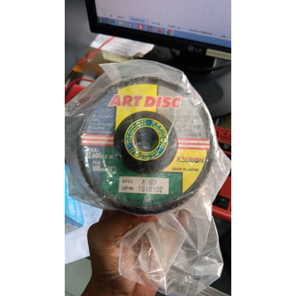 NIPPON RESIBON ART DISC (BATU GERINDA AMPLAS) A-60 4INCH