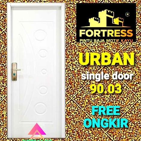 Pintu Baja Fortress Urban 90.03 / Pintu Kamar Fortress 90Cm X 210Cm