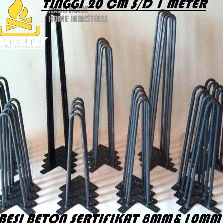 HAIRPIN LEGS KAKI MEJA INDUSTRIAL/KAKI MEJA/KAKI KURSI/KAKI BANGKU/MEJA INDUSTRIAL Nugi
