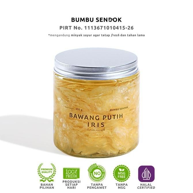 

Diskon! Bumbu Sendok Bawang Putih Iris Minyak 400g - Siap Masak Praktis