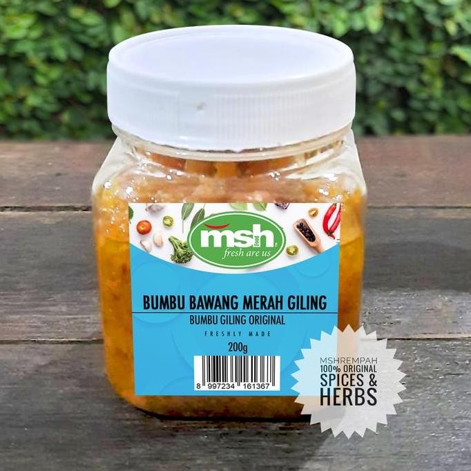 

Diskon! Bumbu Bawang Merah Giling 200g - Siap Masak Praktis Harian