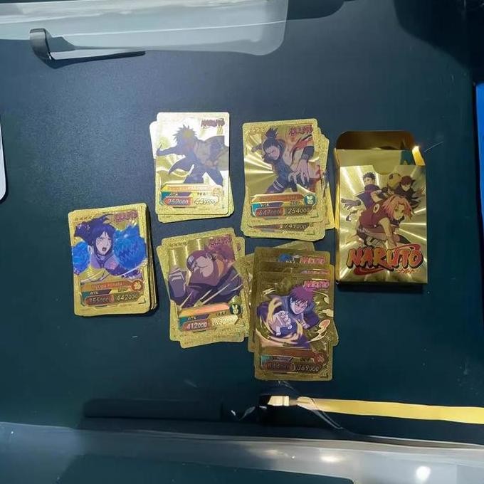 55Pcs Naruto Kayou Naruto Card Kartu Trading Card Games Naruto Kartu Naruto Naruto Collection Card