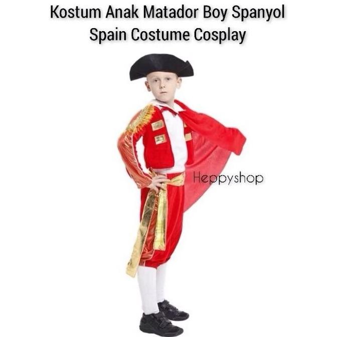 ;&;&;&;&] KostumAnakMatadorBoySpanyolSpainCostumeCosplay