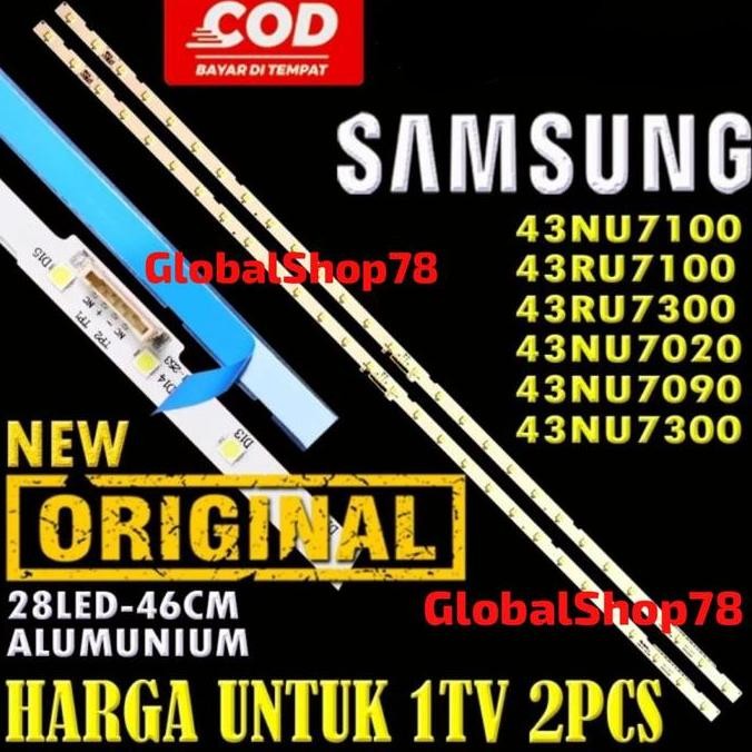 BACKLIGHT TV LED SAMSUNG UA43NU7100K UA43NU7100 43NU7100 UA43N7090K