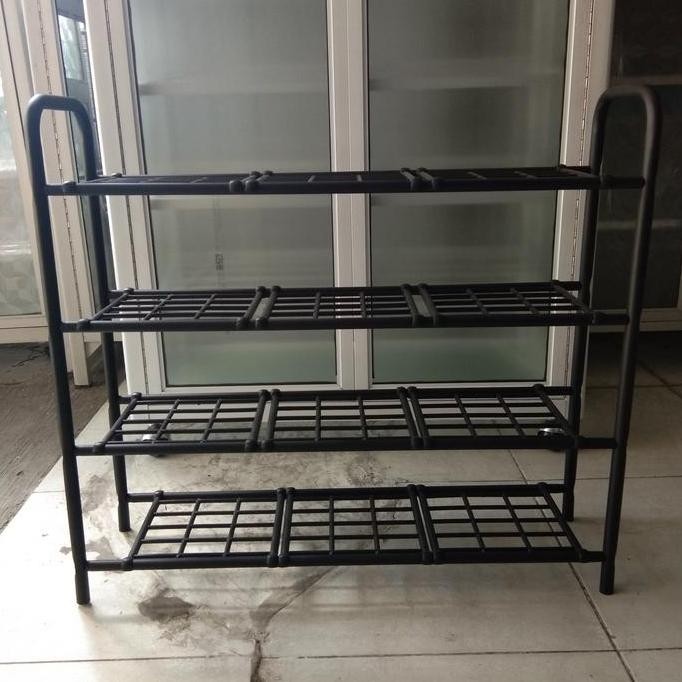 Tempat Sepatu Sandal Minimalis Rak Sepatu Besi Rover