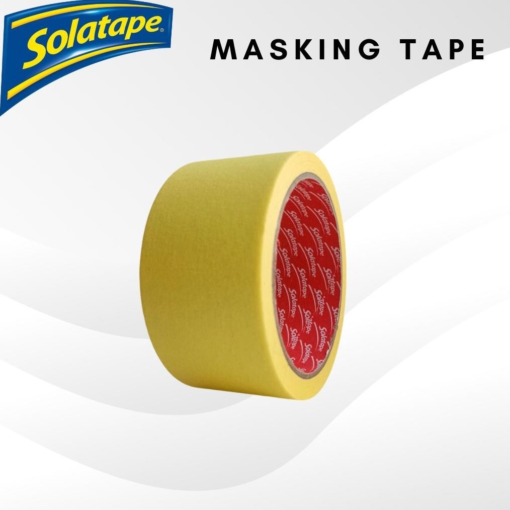 

Rd1- Masking Tape | Lakban Kertas Besar Solatape | 2Inch 48Mm X 20Meter