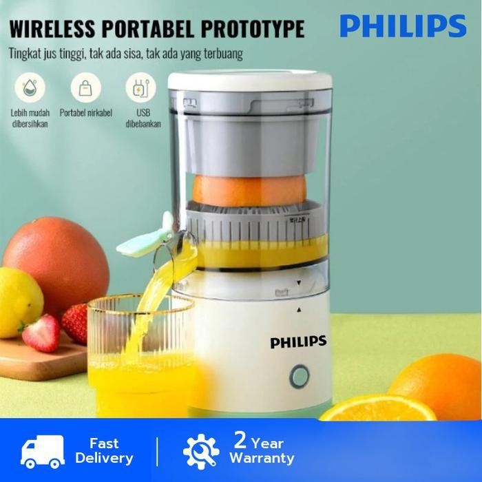 KS Juicer Philips Extractor 800w Juser Buah Tanpa Ampas Fresh Fruit Juice Extraction Blender Maker B